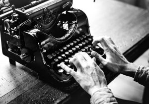 An old typewriter - how to write your website