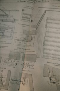A picture of a blueprint - I can help with your website copywriting strategy