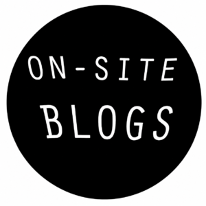 A logo to advertise our on-site blog writing service